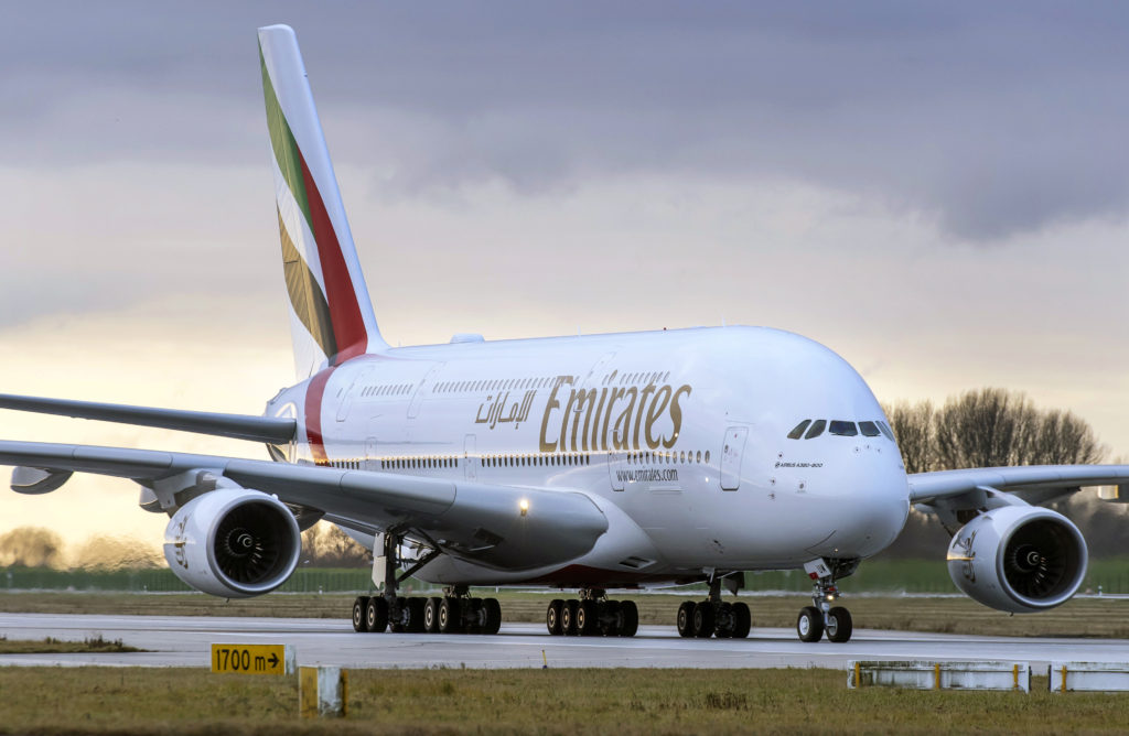 A380 Flight between Oman UAE