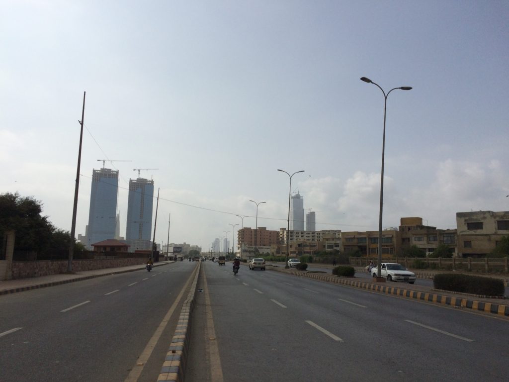 Abdul Sattar Edhi Avenue at Sea View Clifton Beach Karachi