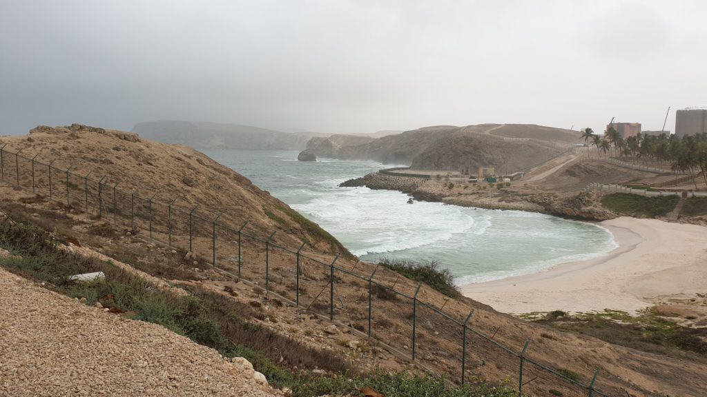 Raysut Beach Port of Salalah Oman.